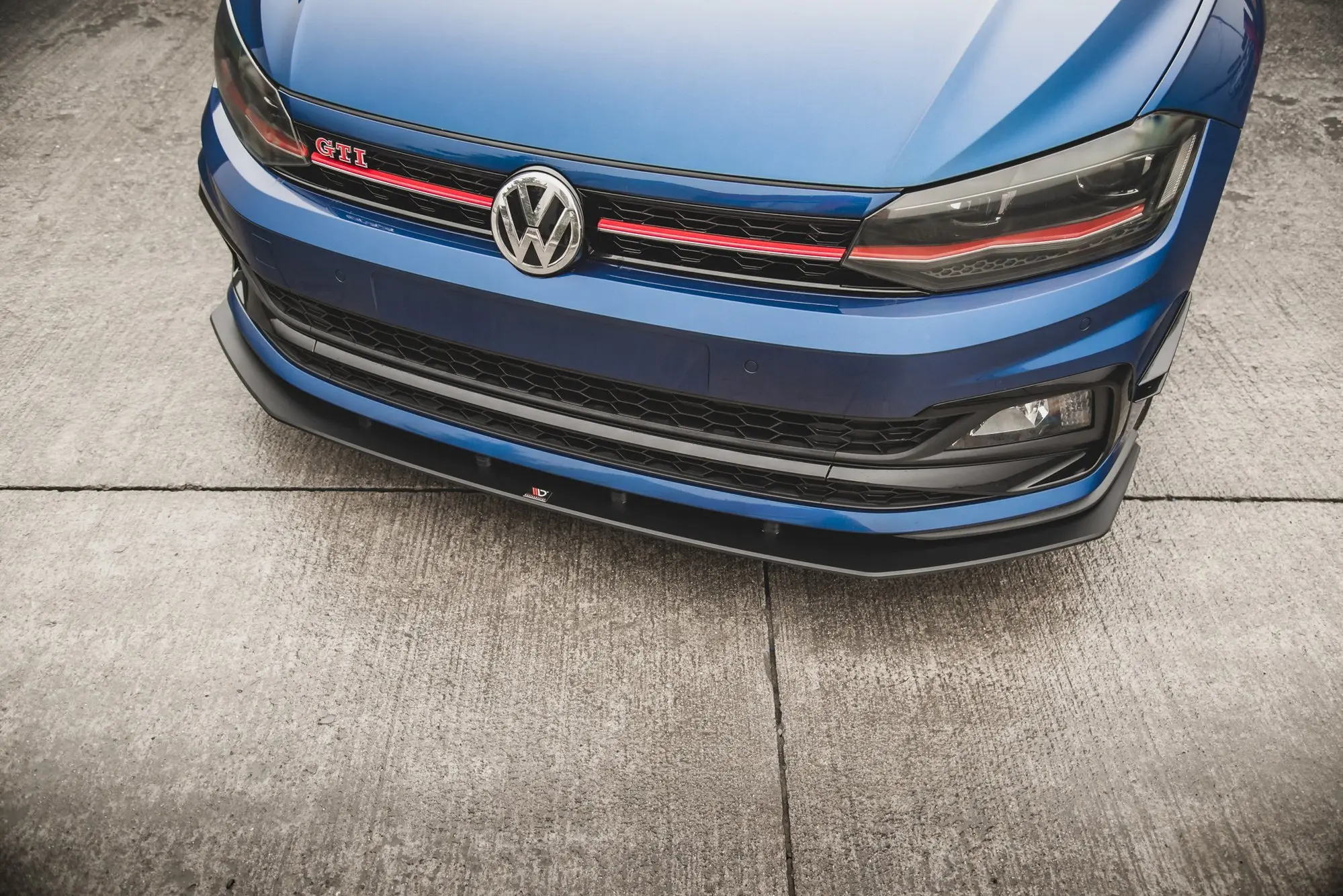 Frontspoiler VW Polo VI GTI 2017-2021 | Racing Durability Black Edition