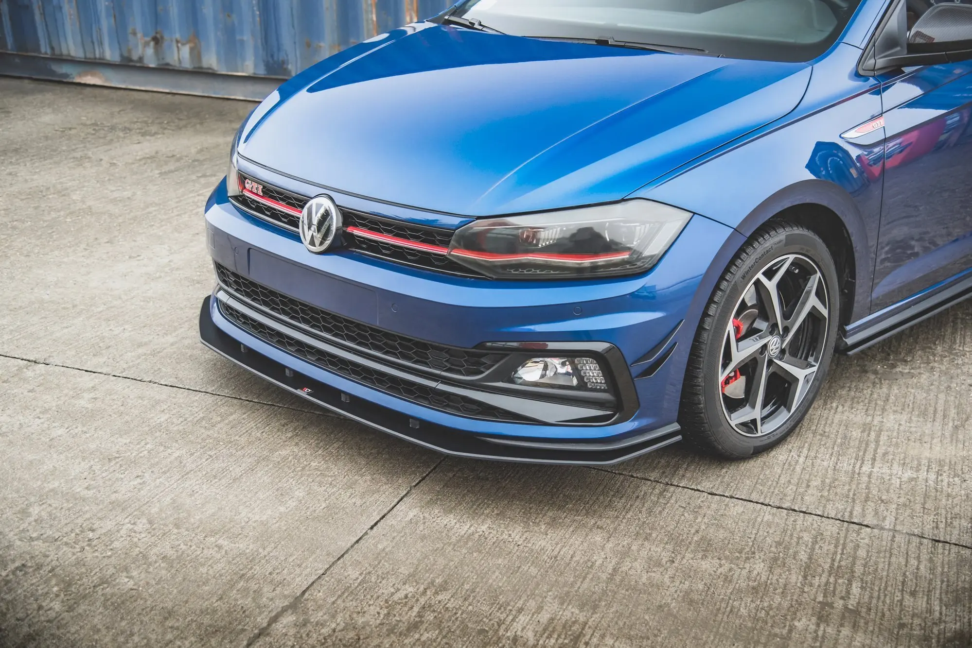 Frontspoiler VW Polo VI GTI 2017-2021 | Racing Durability Black Edition – bilde 2