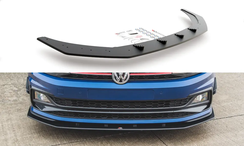 Frontspoiler VW Polo VI GTI 2017-2021 | Racing Durability Black Edition – bilde 3