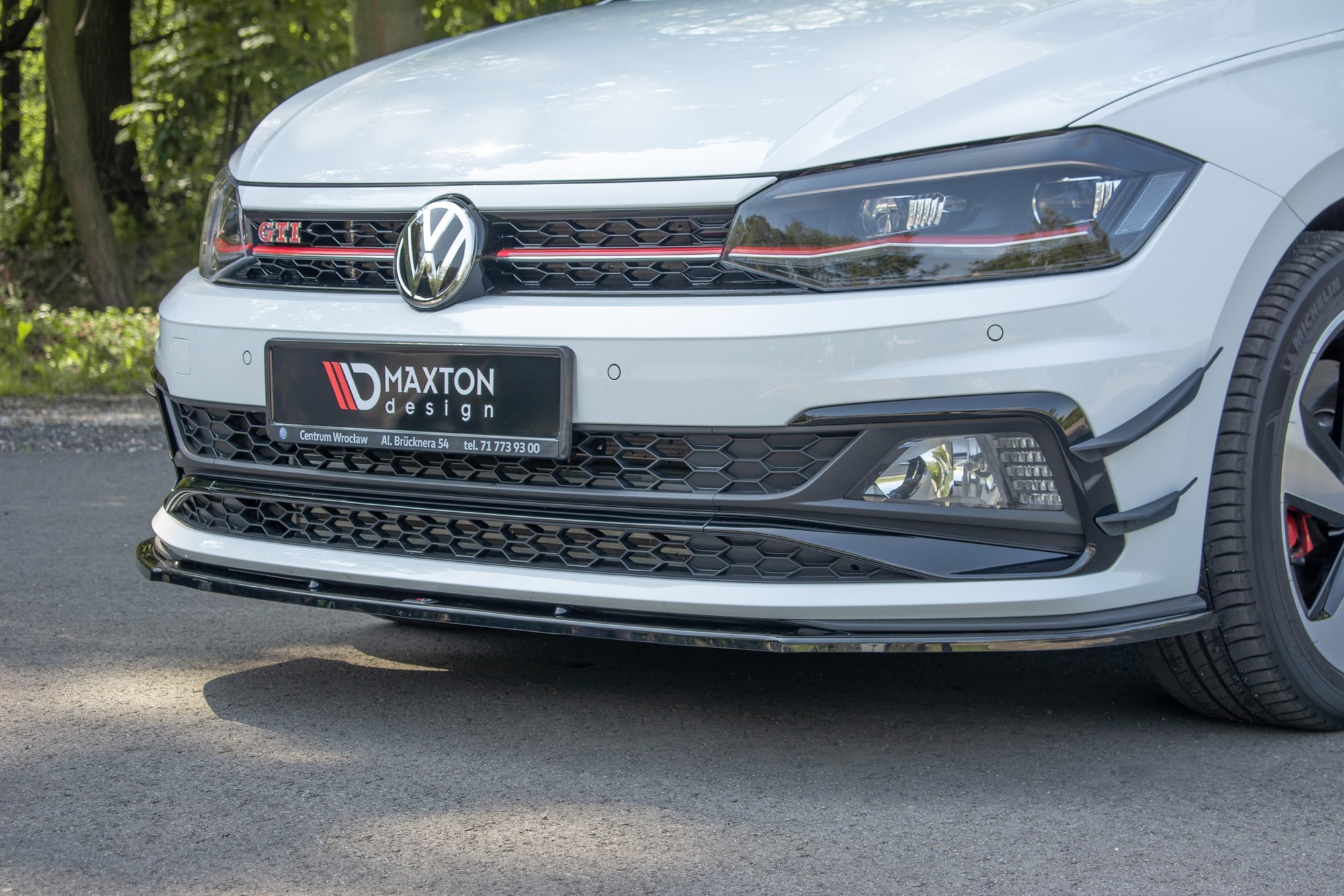Frontspoiler VW Polo VI GTI 2017 - 2021 | V.1 Glossy Black Edition