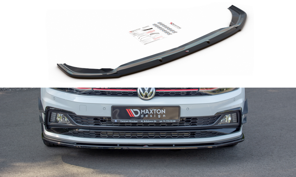 Frontspoiler VW Polo VI GTI 2017 - 2021 | V.1 Glossy Black Edition – bilde 2