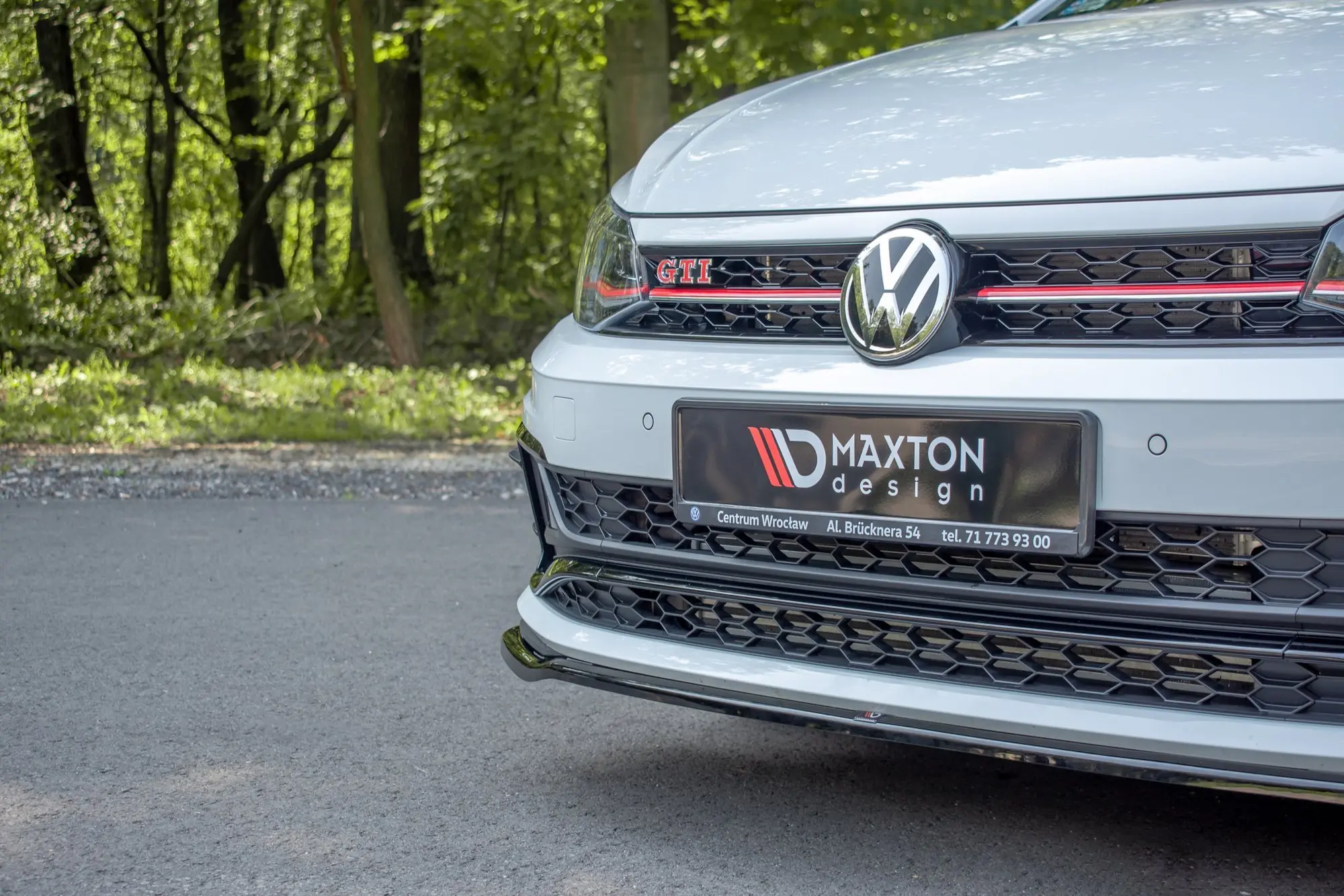 Frontspoiler VW Polo VI GTI 2017 - 2021 | V.2 Glossy Black Edition