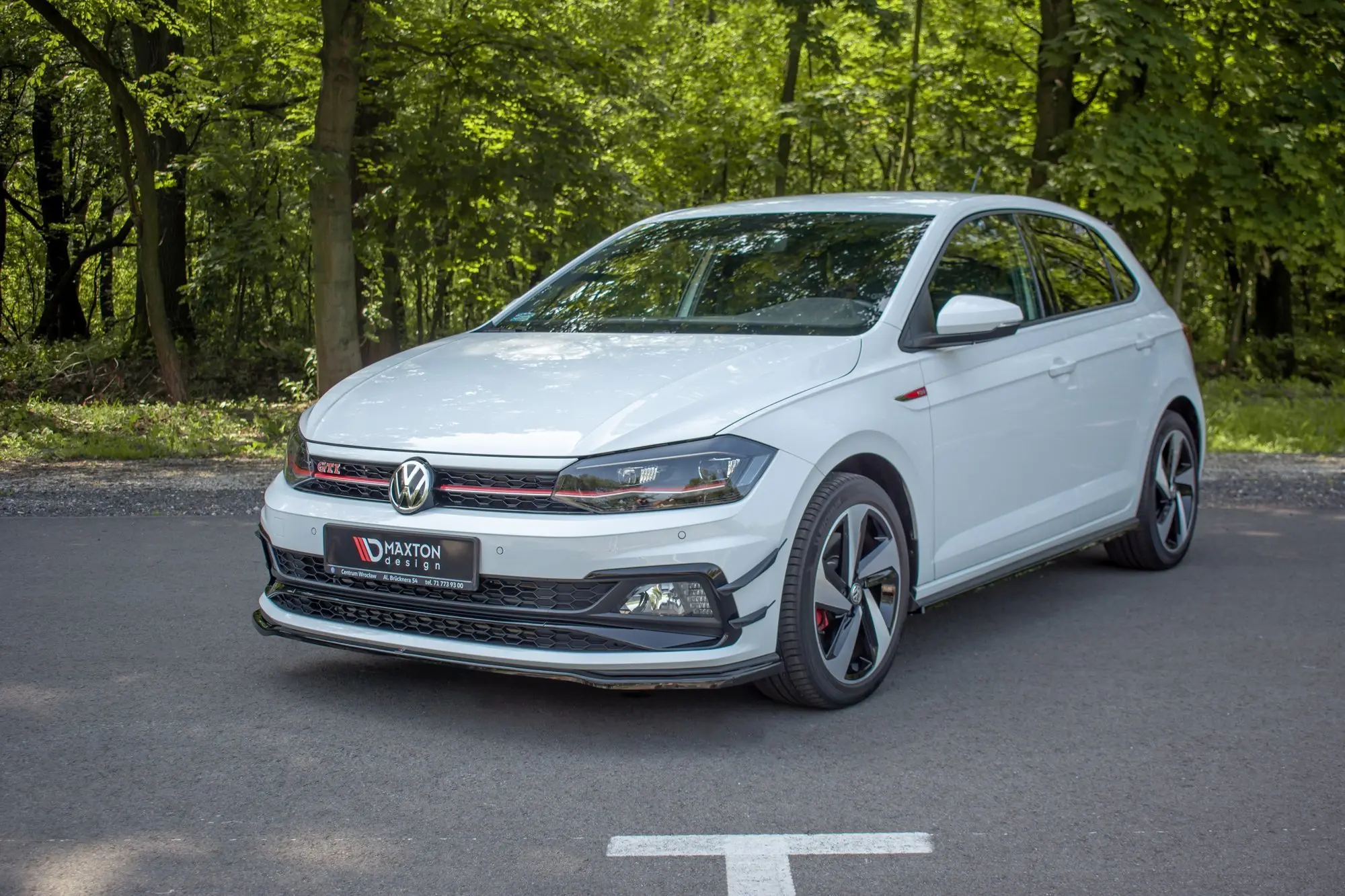 Frontspoiler VW Polo VI GTI 2017 - 2021 | V.2 Glossy Black Edition – bilde 2