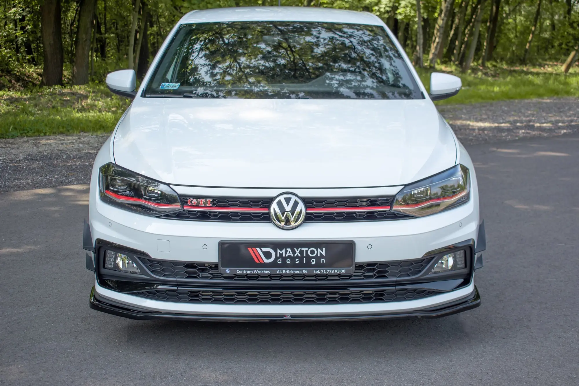 Frontspoiler VW Polo VI GTI 2017 - 2021 | V.2 Glossy Black Edition – bilde 3