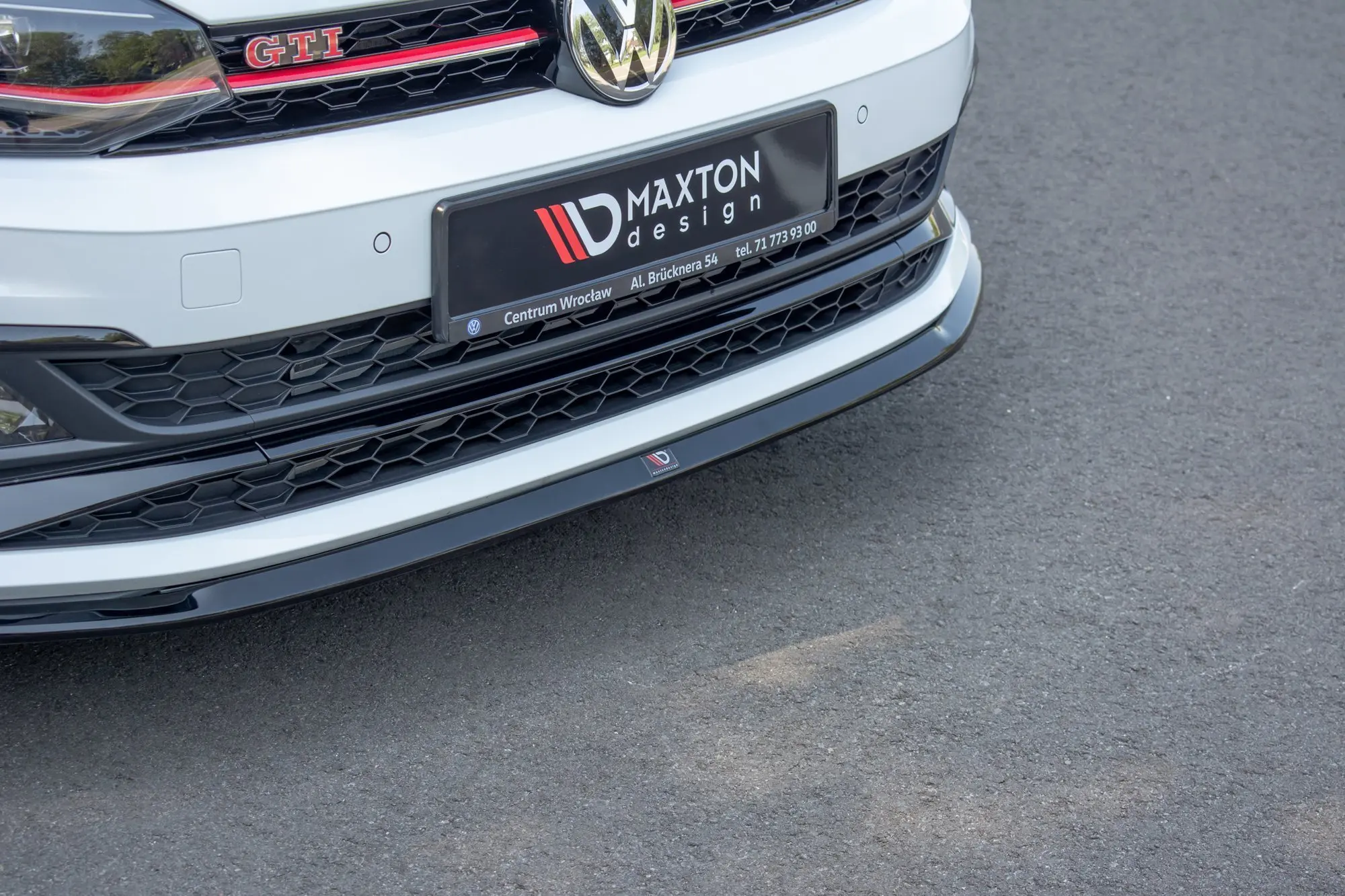 Frontspoiler VW Polo VI GTI 2017 - 2021 | V.3 Glossy Black Edition