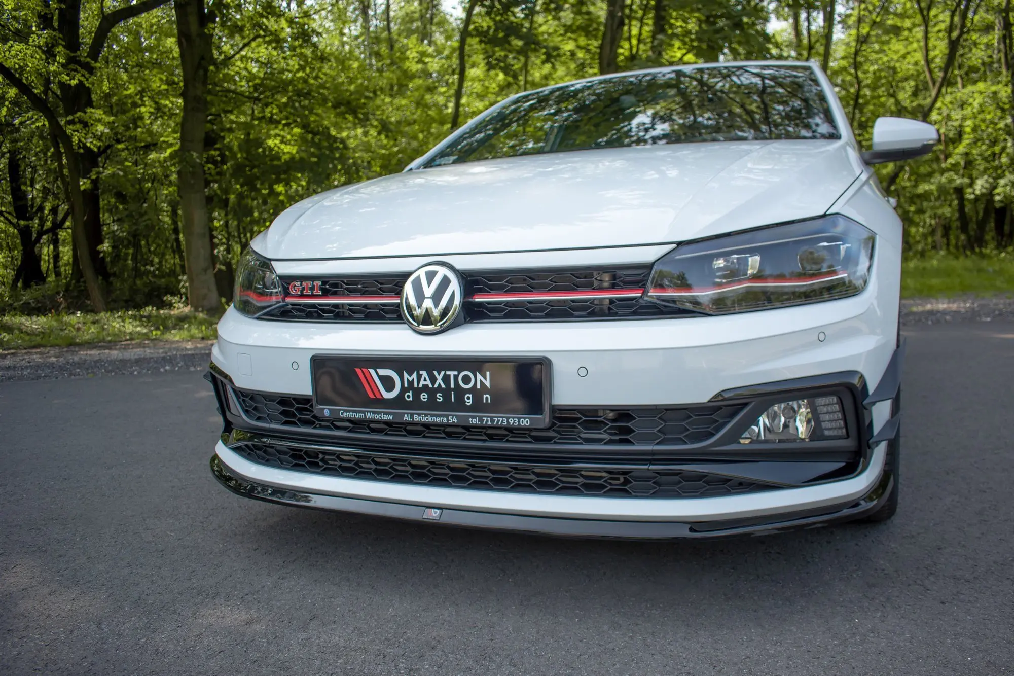 Frontspoiler VW Polo VI GTI 2017 - 2021 | V.3 Glossy Black Edition – bilde 4