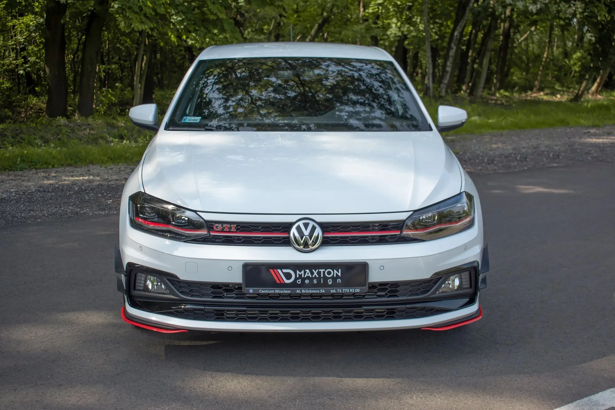 Frontspoiler VW Polo VI GTI 2017 - 2021 | V.5 Glossy Black Edition – bilde 2