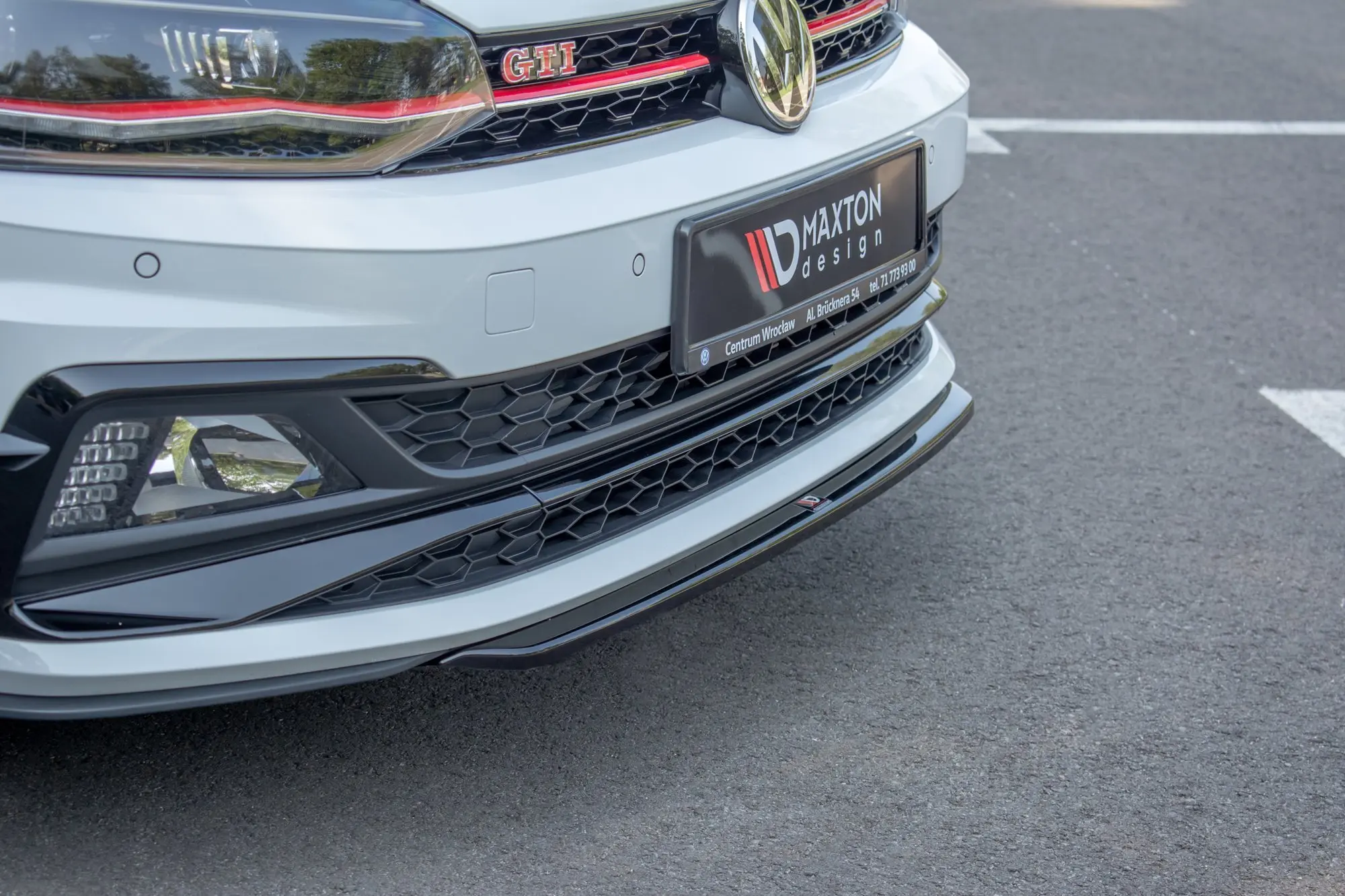 Frontspoiler VW Polo VI GTI 2017-> | V.4 Glossy Black Edition