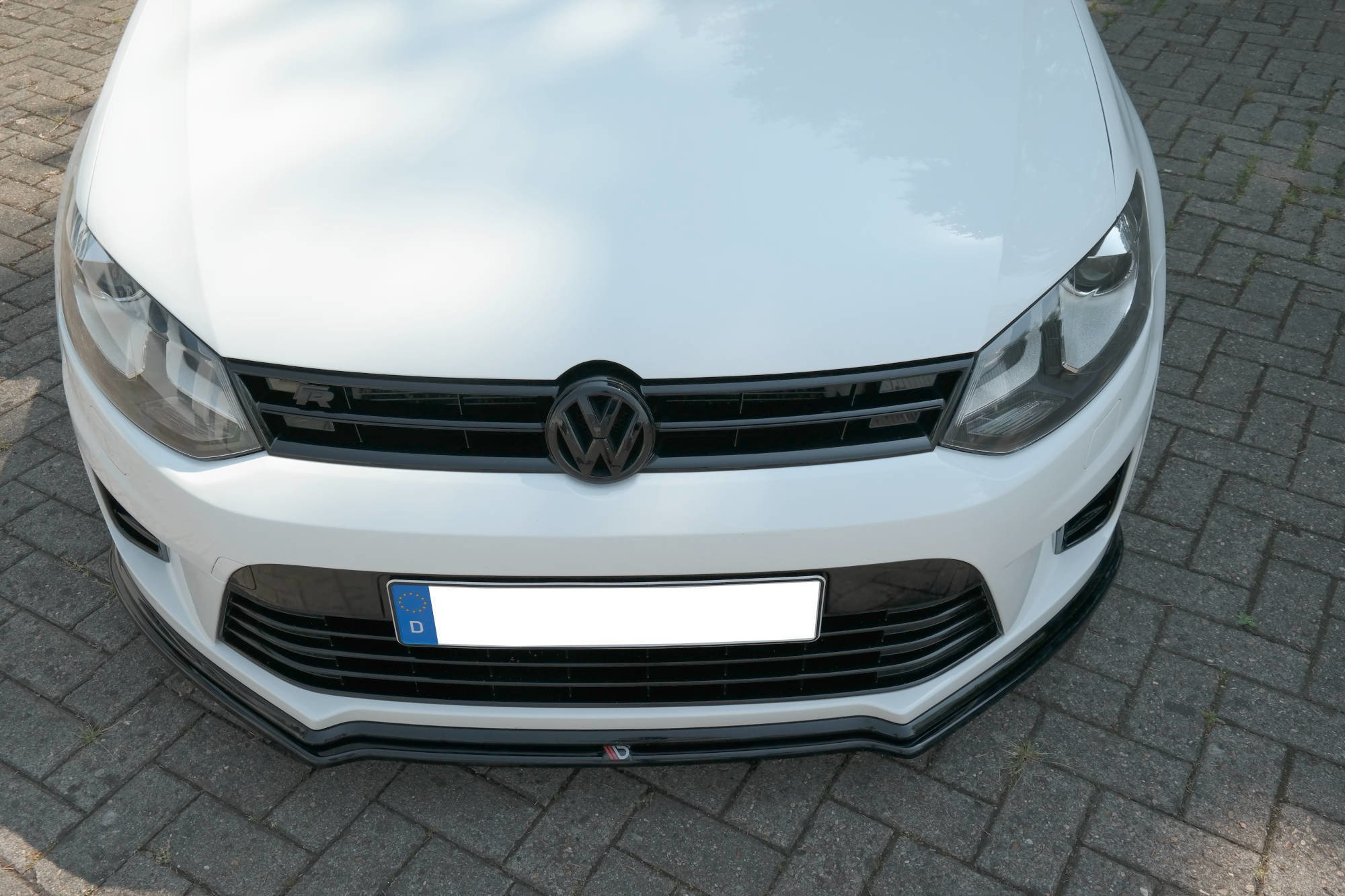 Frontspoiler VW Polo WRC V Facelift 2013 | Sport Glossy Black Edition