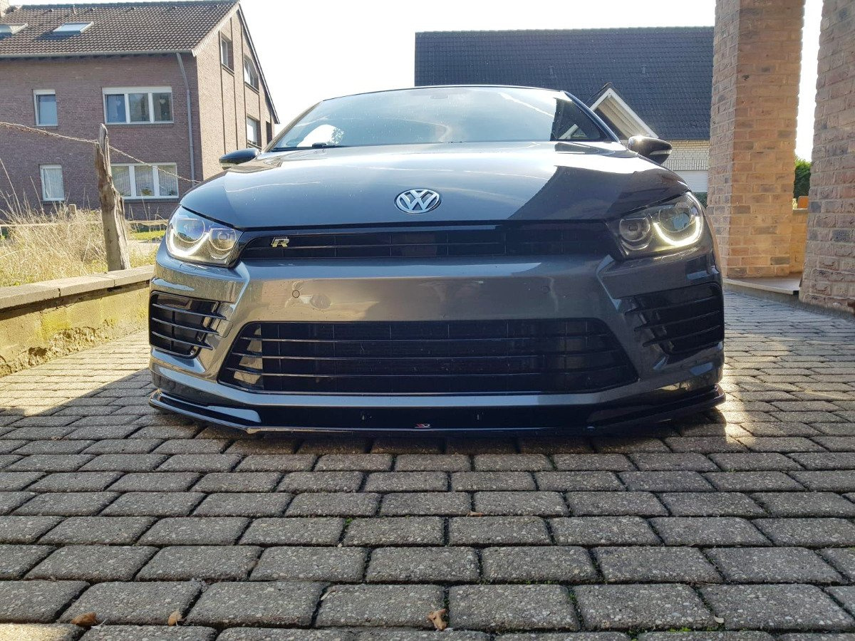 Frontspoiler VW Scirocco III R FACELIFT 2014 - 2017 | Sport Glossy Black Edition V1