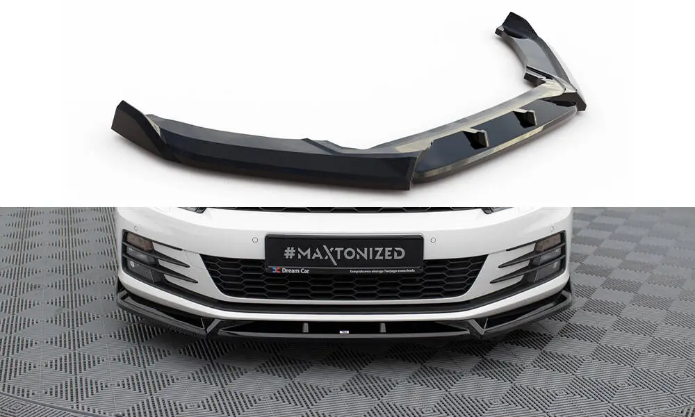 Frontspoiler VW Scirocco Mk3 facelift 2014 - 2017 | V.2 Glossy Black Edition – bilde 2