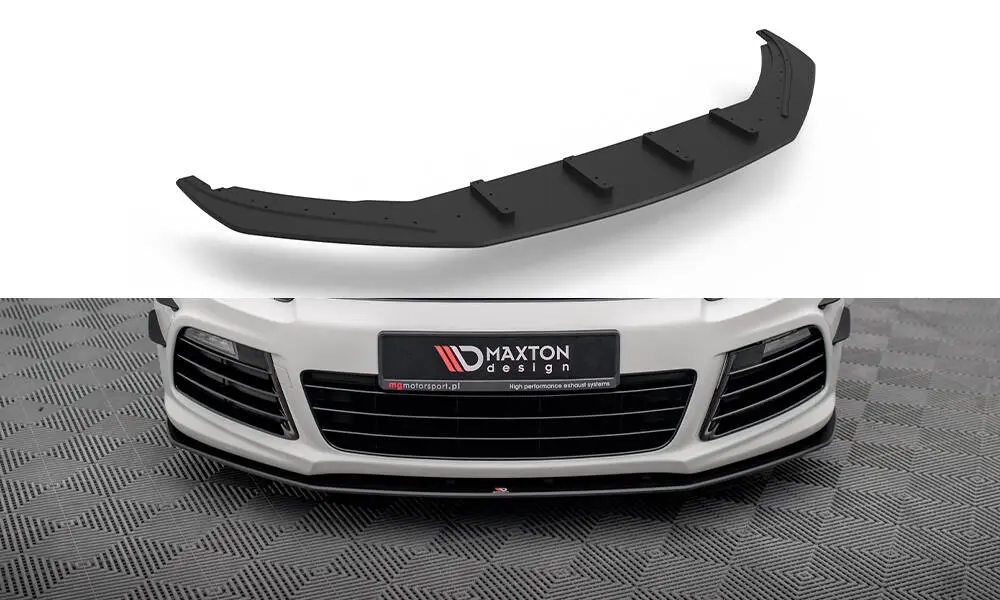 Frontspoiler VW Scirocco R mk3 2008 - 2014 | Street Pro Black Edition – bilde 2