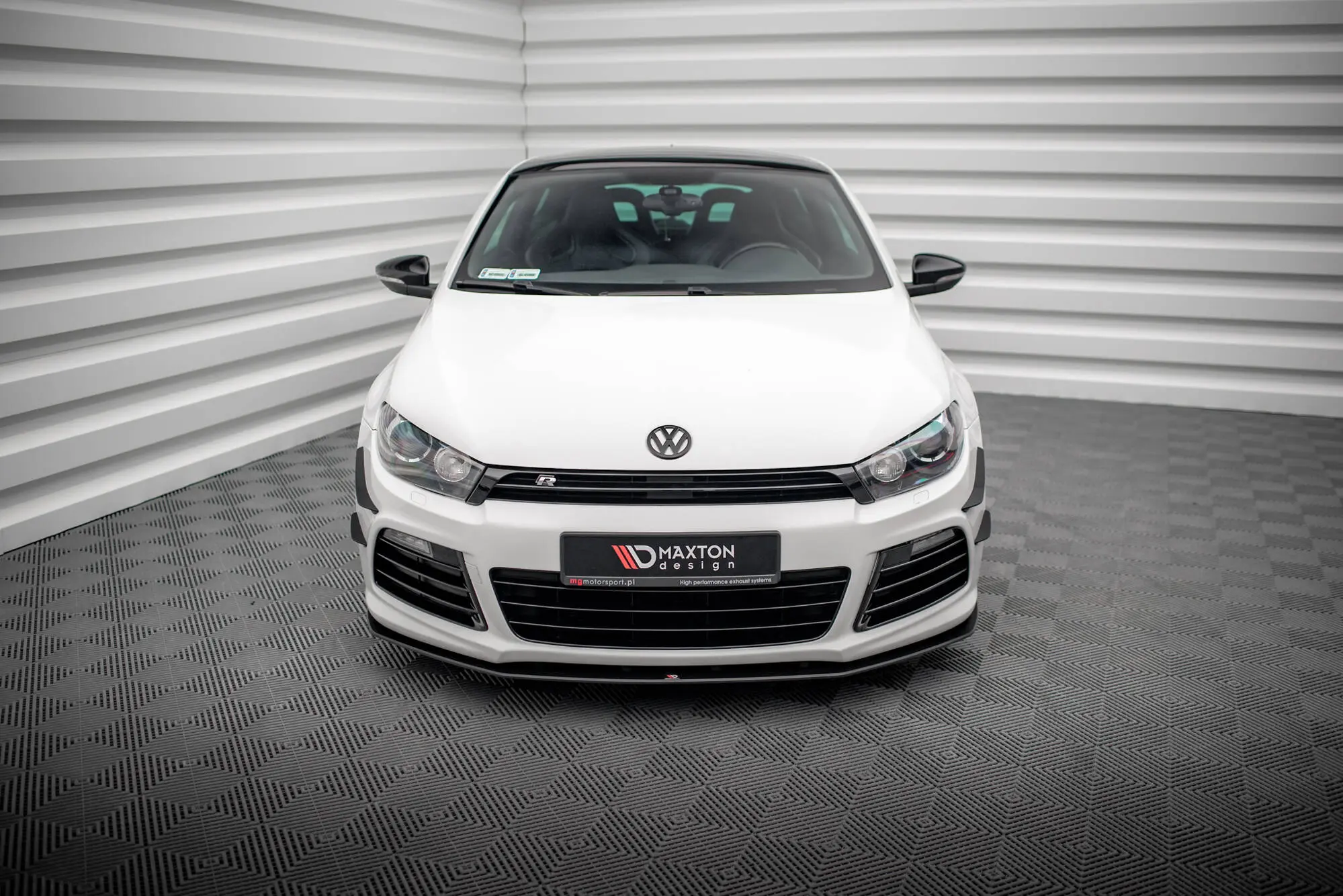 Frontspoiler VW Scirocco R mk3 2008 - 2014 | Street Pro Black Edition – bilde 4