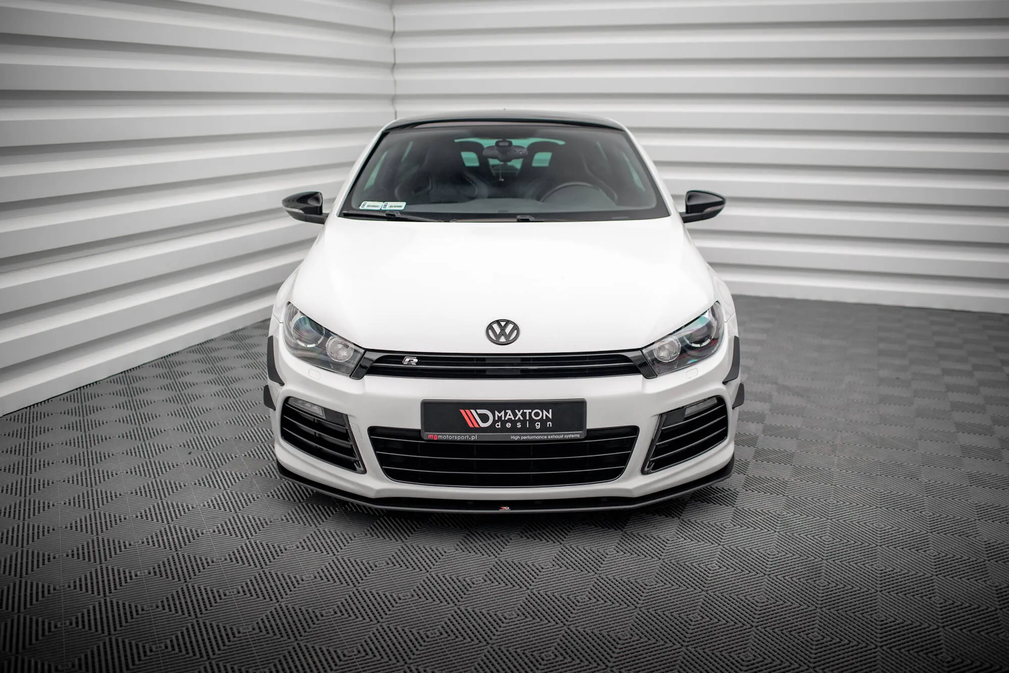 Frontspoiler VW Scirocco R mk3 2008 - 2014 | Street Pro Black Edition – bilde 2