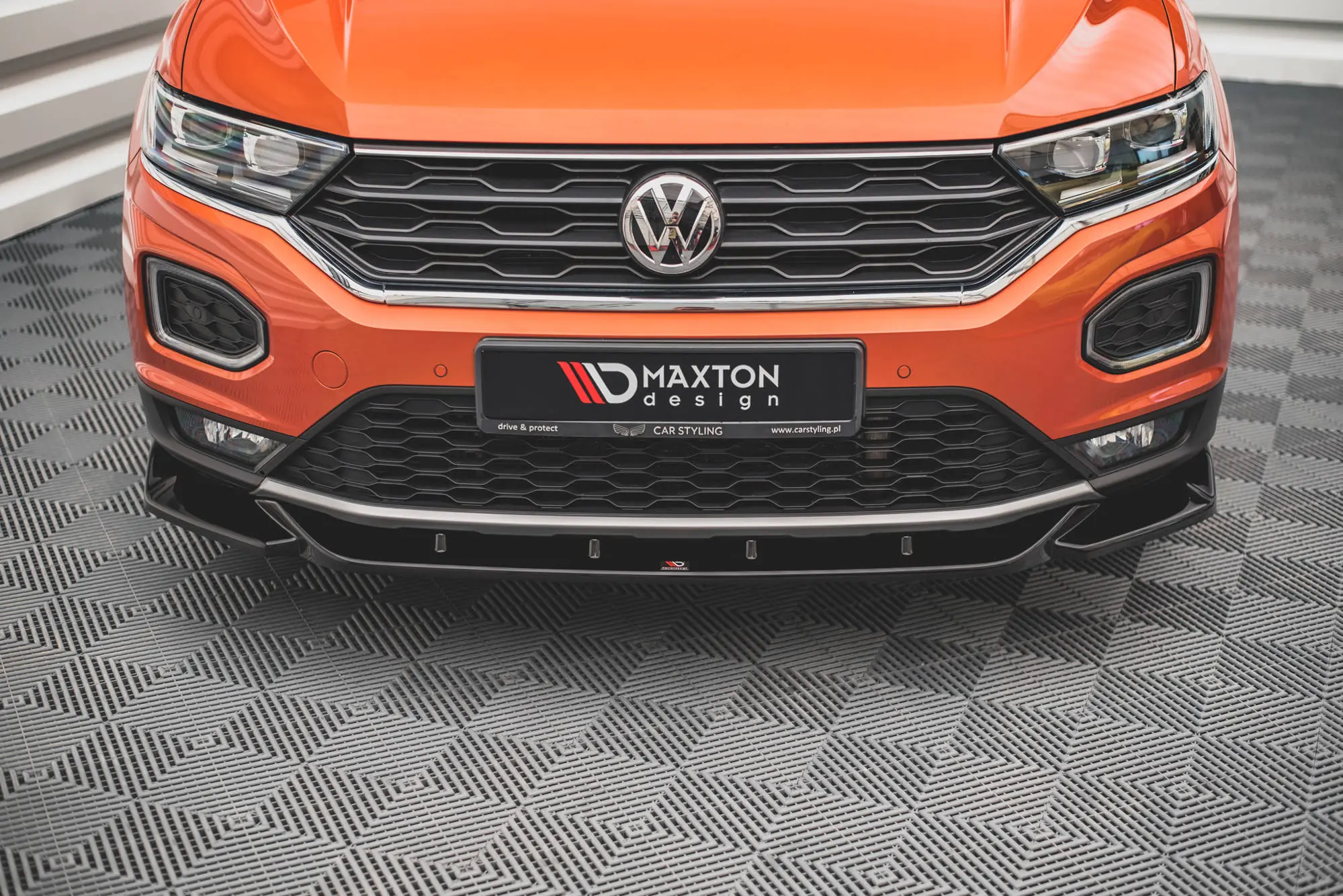 Frontspoiler VW T-Roc 2017 - 2021 | V.1 Glossy Black Edition