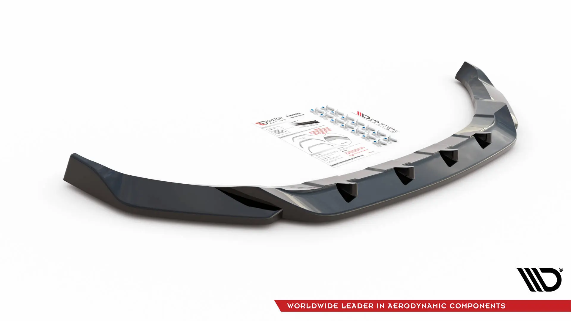 Frontspoiler VW T-Roc 2017 - 2021 | V.1 Glossy Black Edition – bilde 4