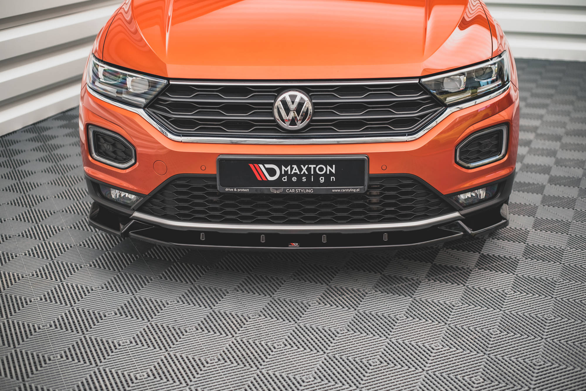 Frontspoiler VW T-Roc 2017 - 2021 | V.2 Glossy Black Edition