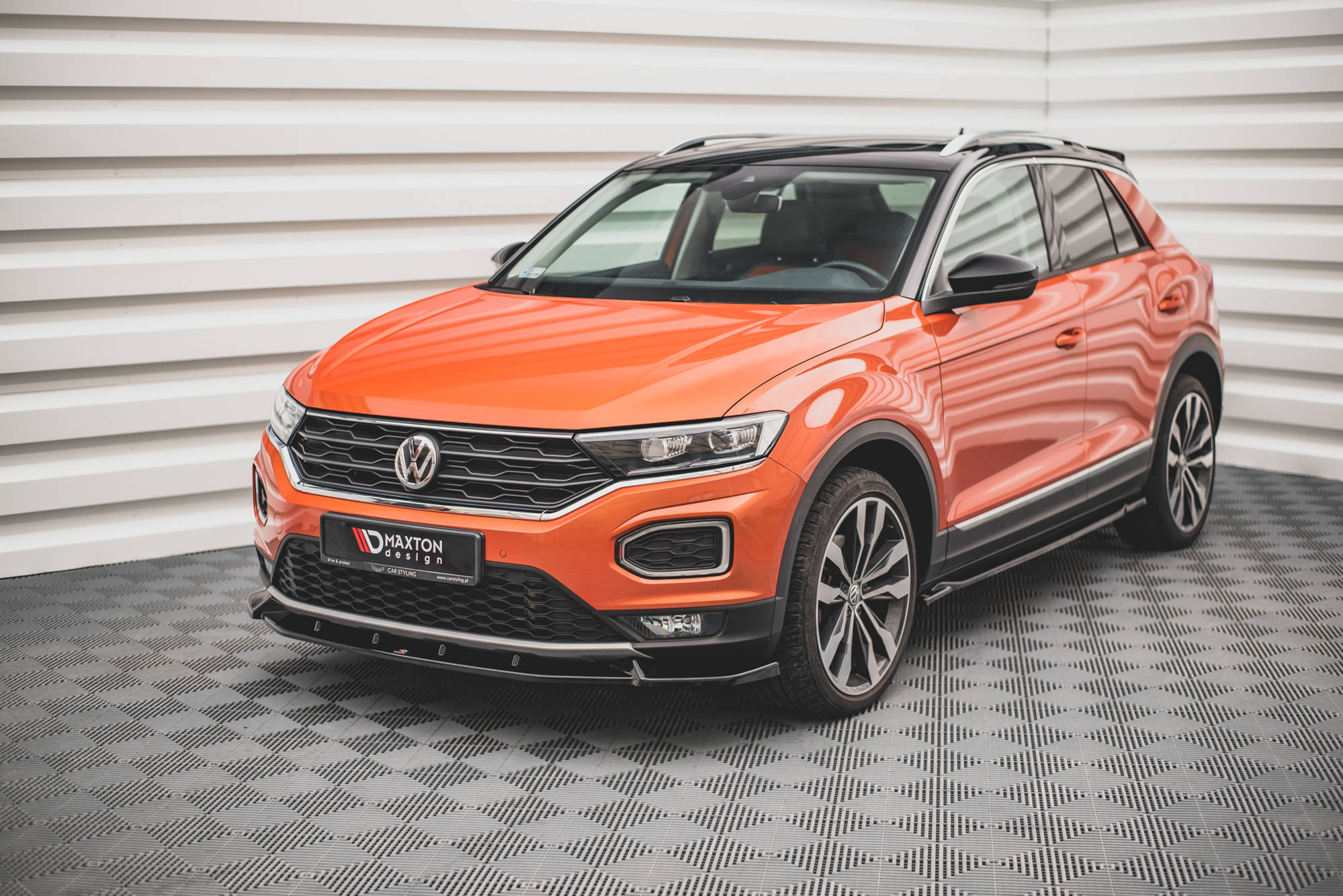 Frontspoiler VW T-Roc 2017 - 2021 | V.2 Glossy Black Edition – bilde 3