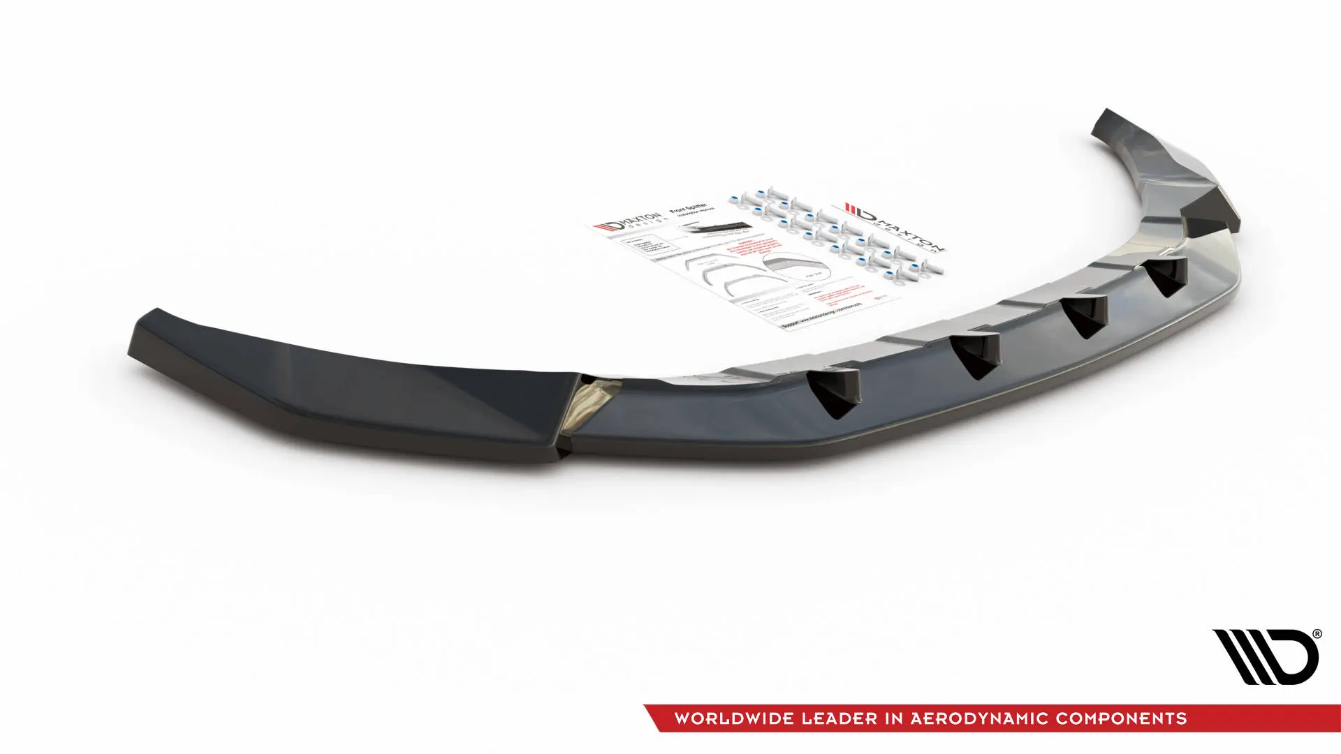 Frontspoiler VW T-Roc 2017 - 2021 | V.2 Glossy Black Edition – bilde 4