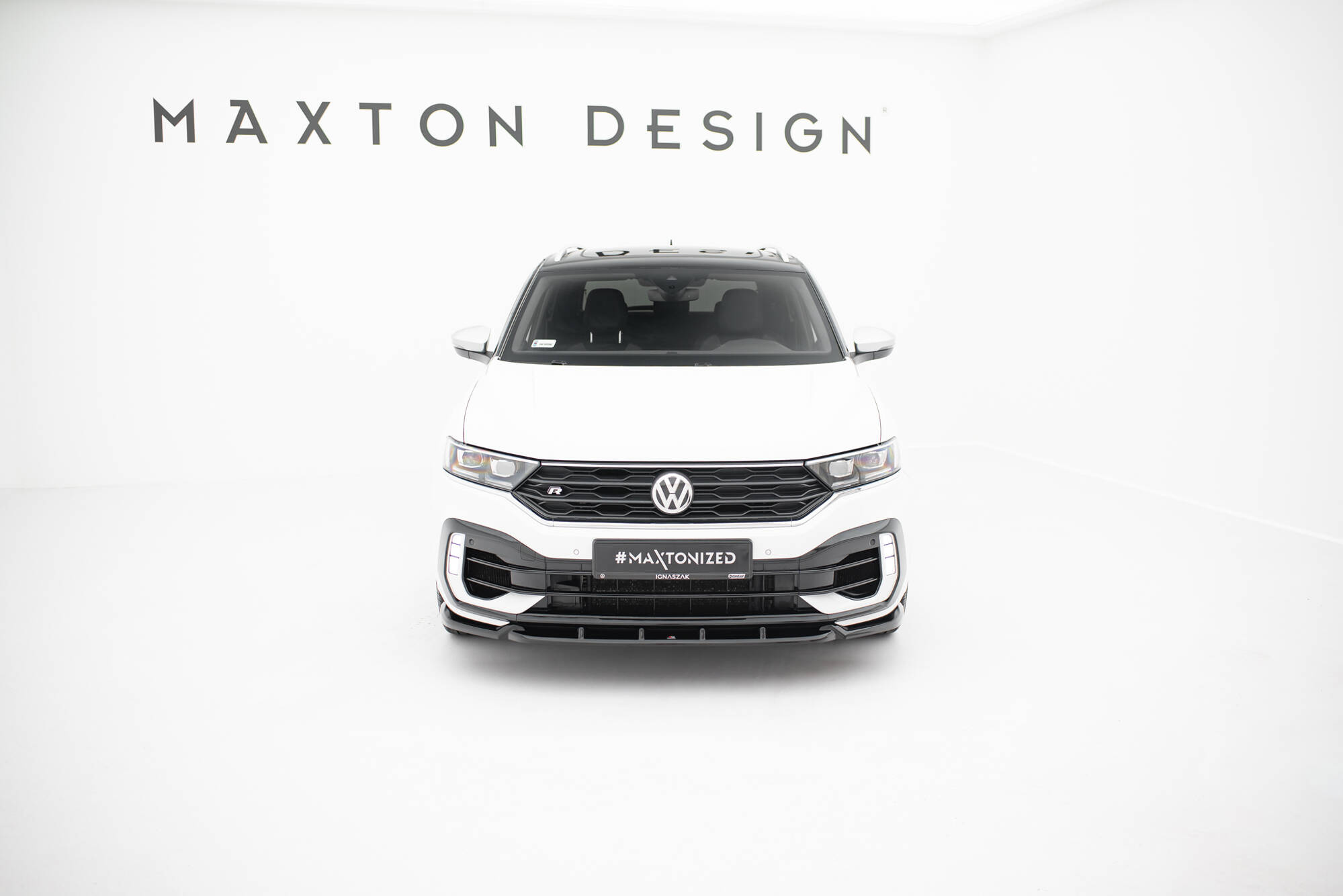 Frontspoiler VW T-Roc R I 2017 - 2021 | Sport Glossy Black Edition – bilde 2