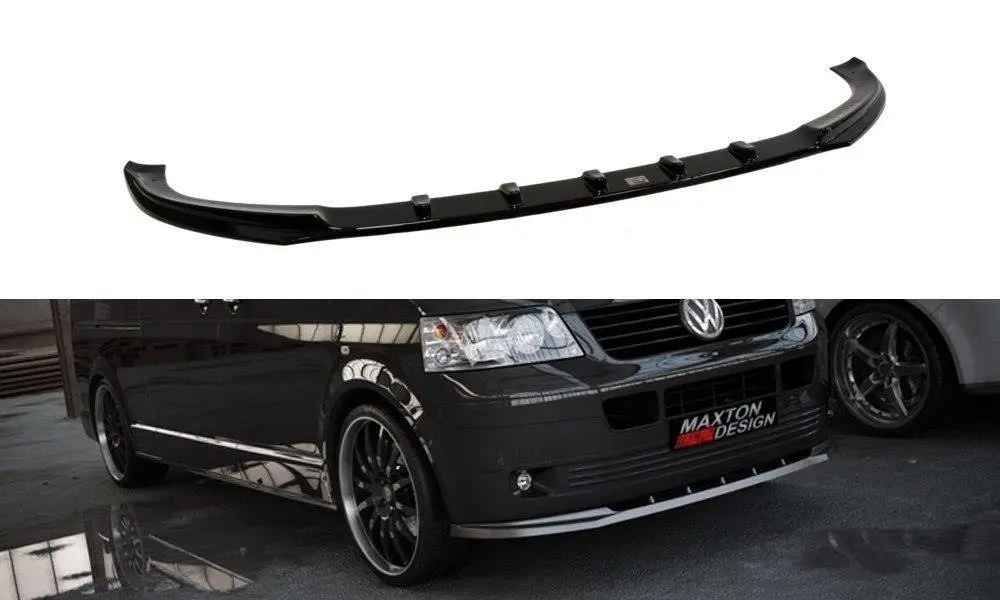 Frontspoiler VW T5 2003 - 2009 | Glossy Black Edition