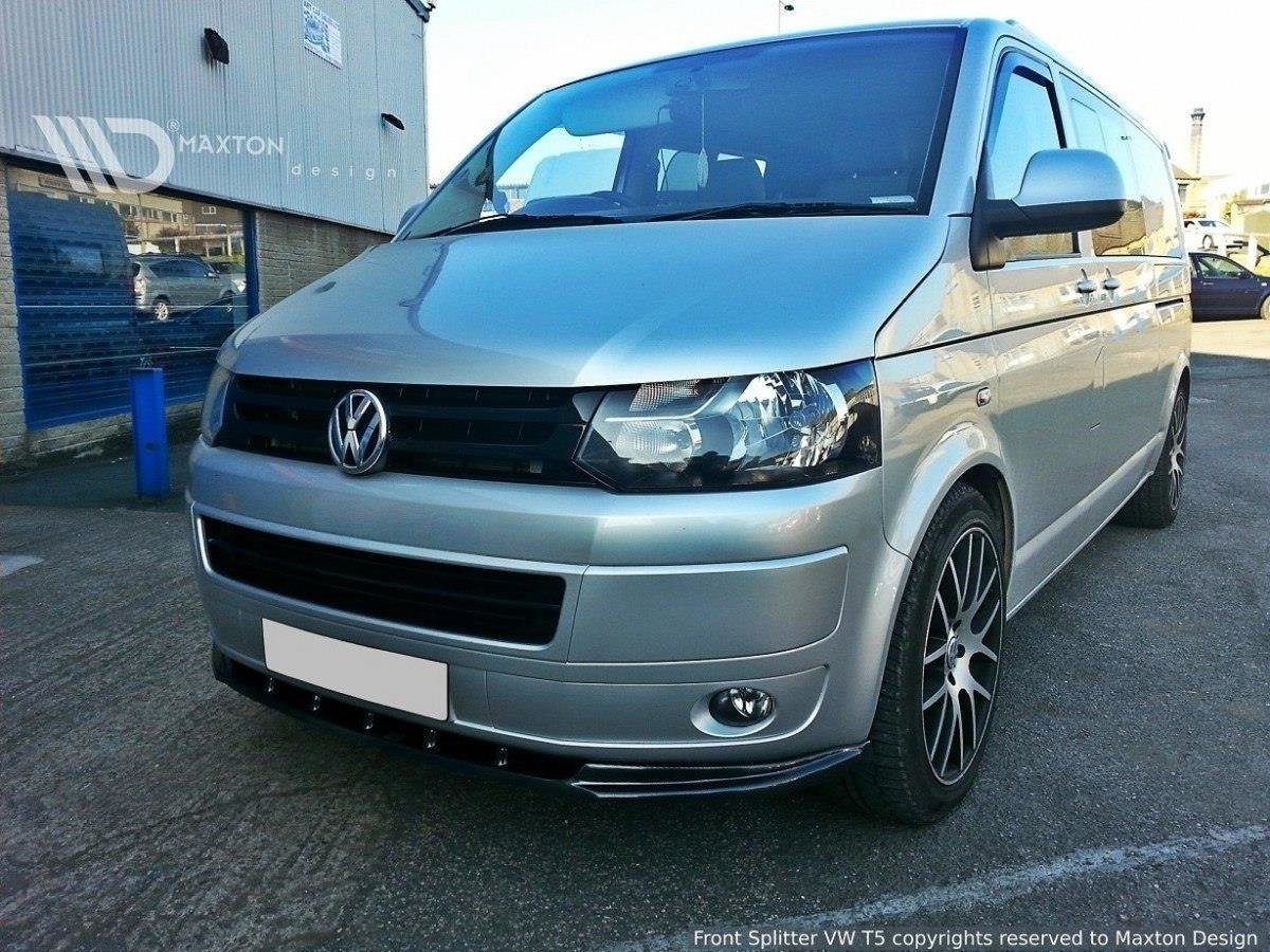 Frontspoiler VW T5 2009 - 2015 | Glossy Black Edition