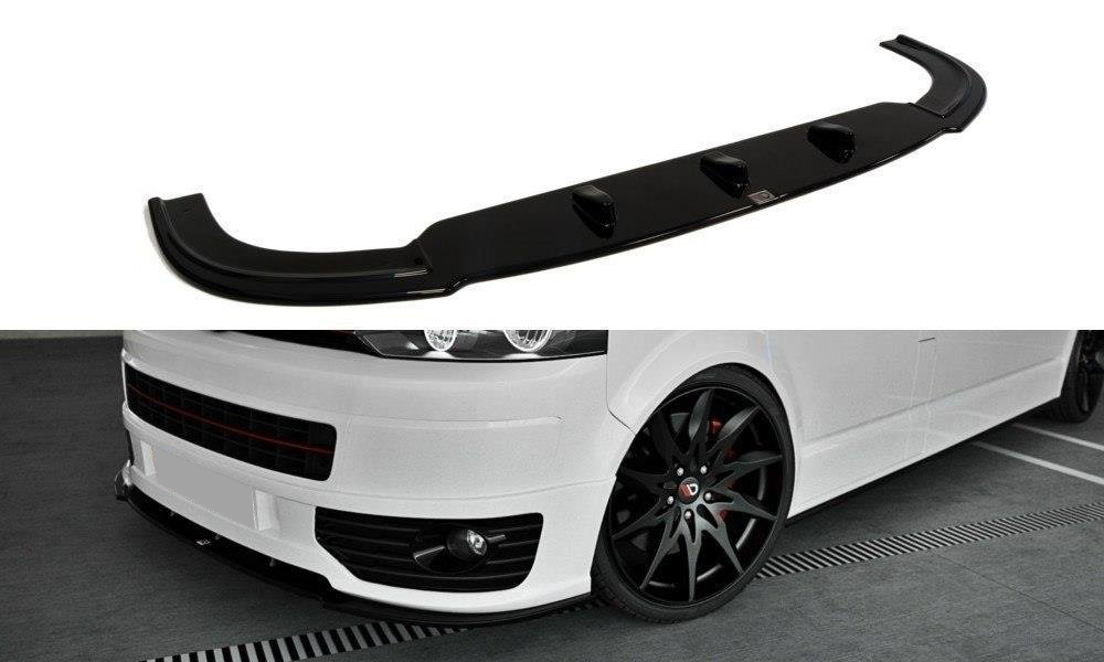 Frontspoiler VW T5 Sportline 2003 - 2015 | Glossy Black Edition