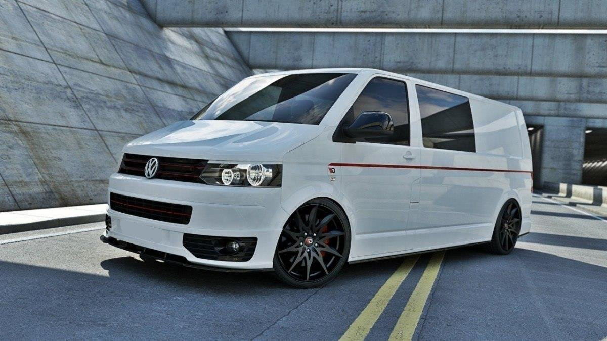 Frontspoiler VW T5 Sportline 2003 - 2015 | Glossy Black Edition – bilde 3