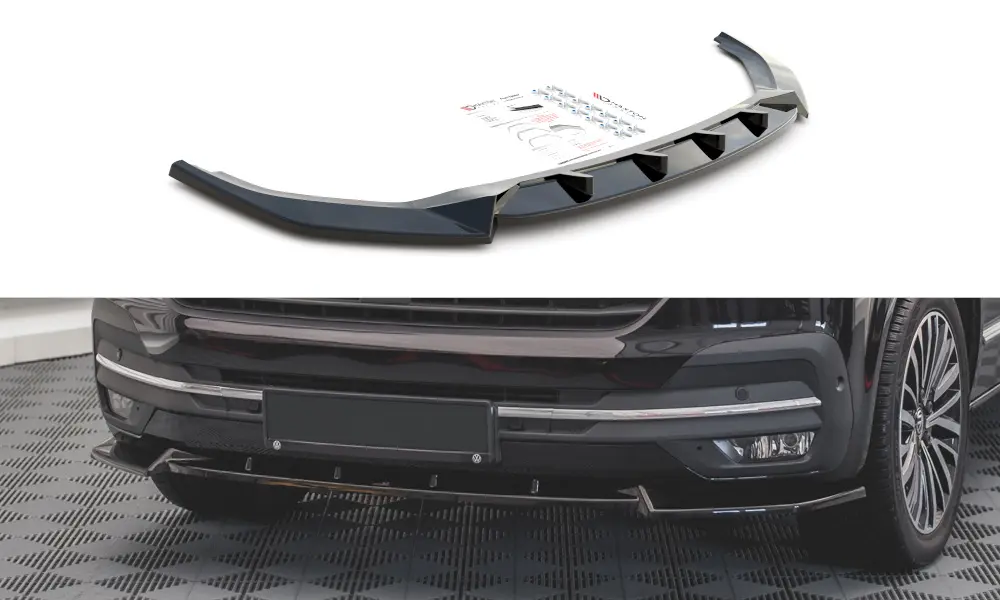 Frontspoiler VW T6.1 Facelift 2019 - 2023 | V.1 Glossy Black Edition