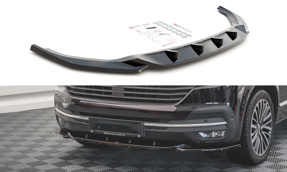 Frontspoiler VW T6.1 Facelift 2019 - 2023 | V.2 Glossy Black Edition
