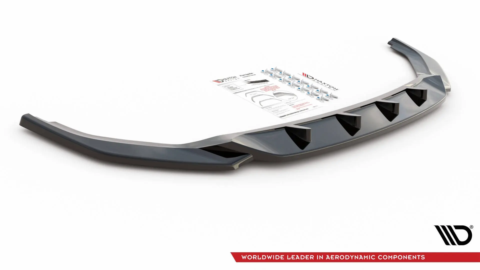Frontspoiler VW T6.1 Facelift 2019 - 2023 | V.2 Glossy Black Edition – bilde 4