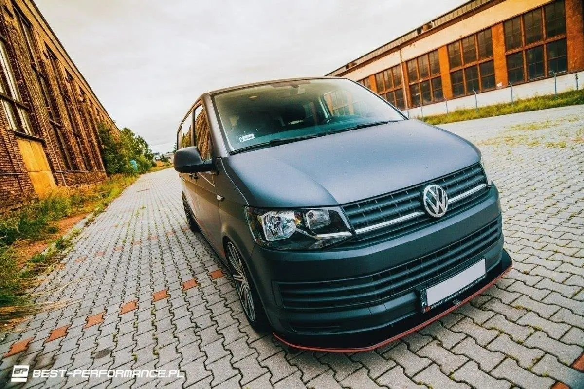 Frontspoiler VW T6 2015 - 2019 | V.1 Glossy Black Edition