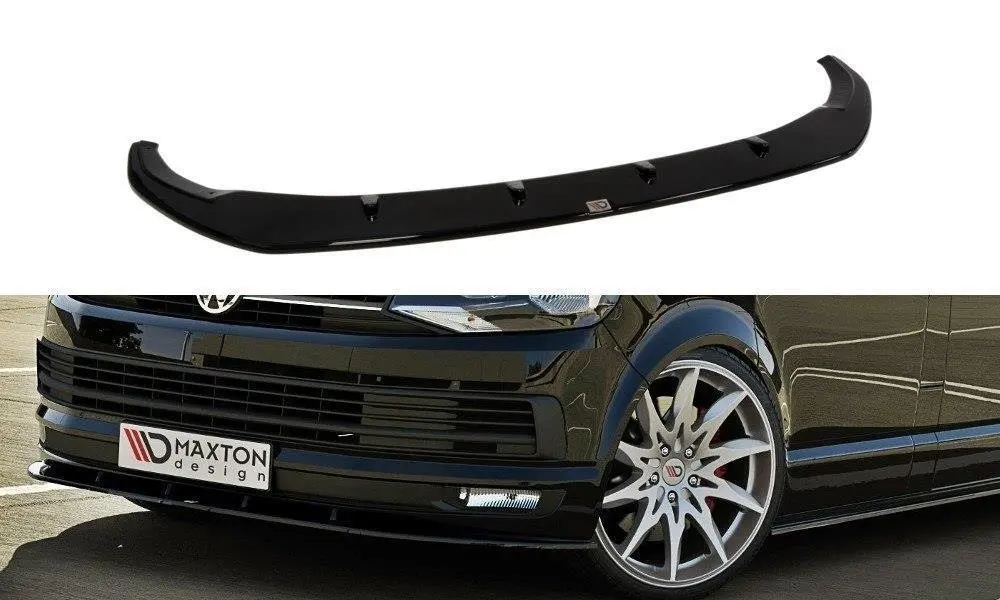 Frontspoiler VW T6 2015 - 2019 | V.1 Glossy Black Edition – bilde 2