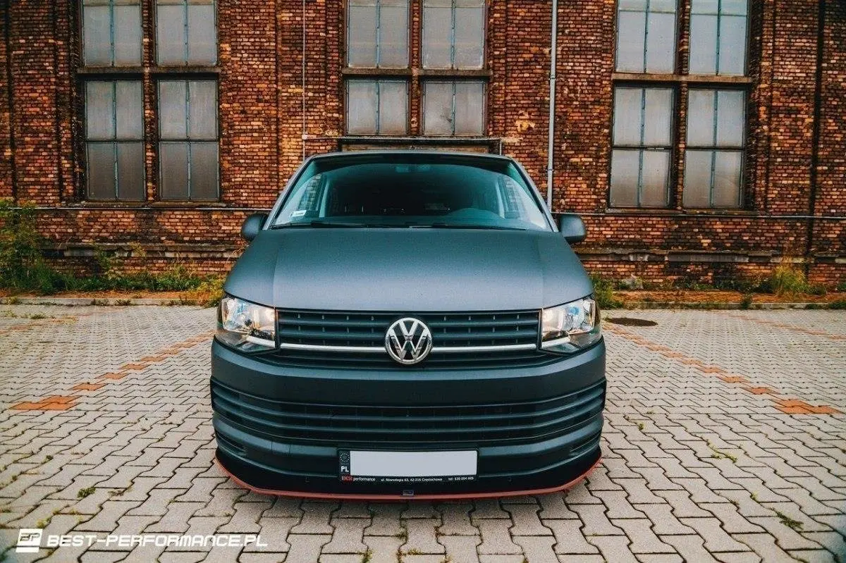Frontspoiler VW T6 2015 - 2019 | V.1 Glossy Black Edition – bilde 3