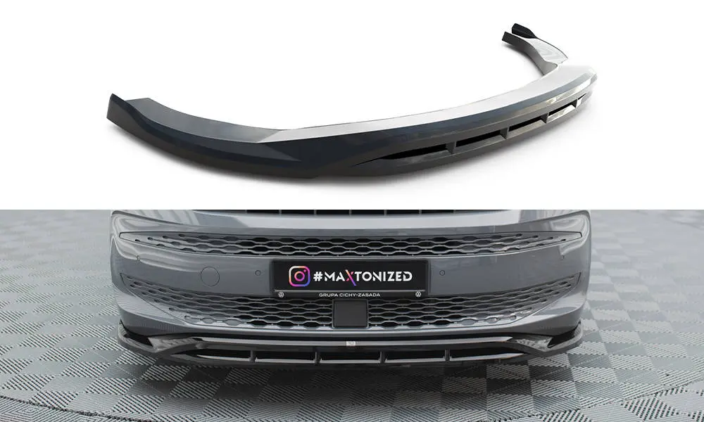 Frontspoiler VW T7 Multivan 2021 - > | V.1 Glossy Black Edition – bilde 2