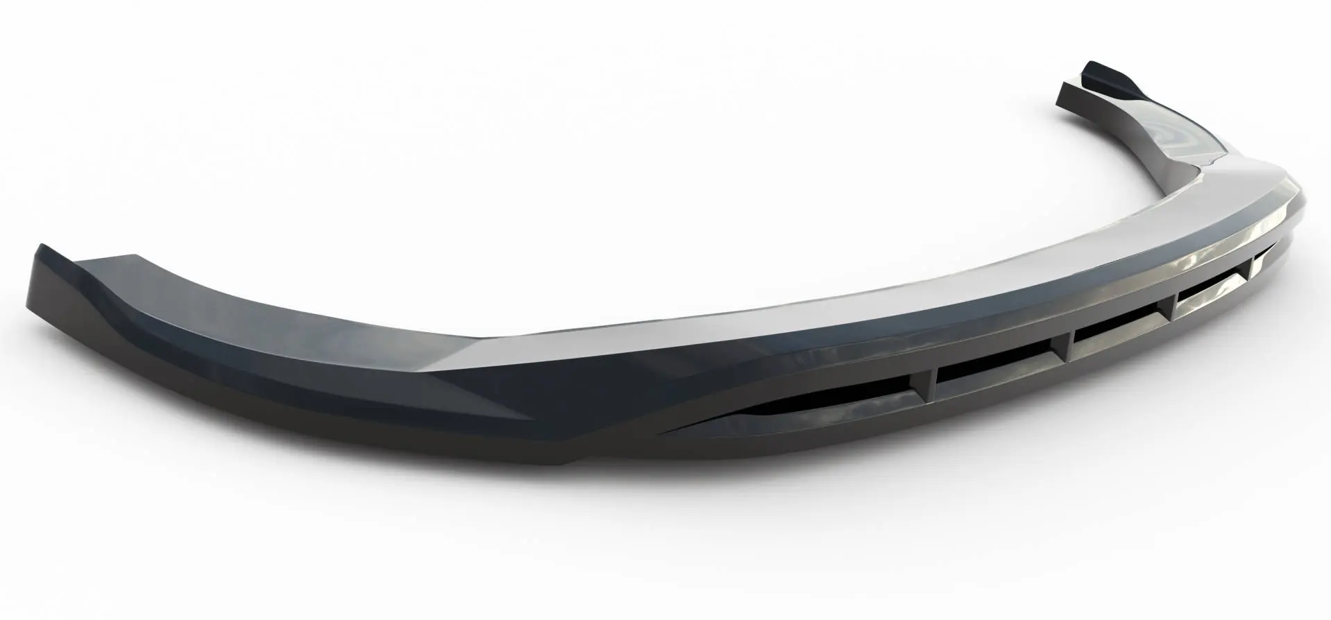 Frontspoiler VW T7 Multivan 2021 - > | V.1 Glossy Black Edition – bilde 5