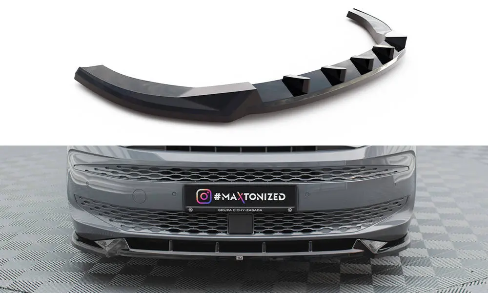 Frontspoiler VW T7 Multivan 2021 - > | V.2 Glossy Black Edition – bilde 3