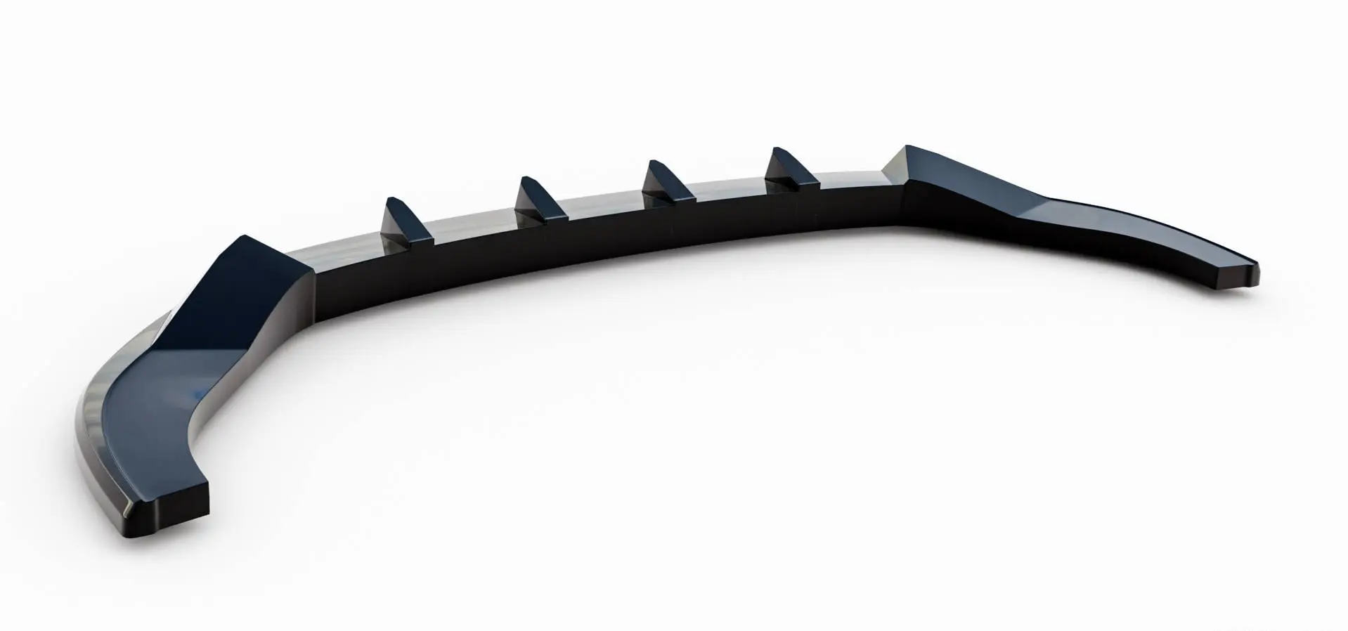 Frontspoiler VW T7 Multivan 2021 - > | V.2 Glossy Black Edition – bilde 6