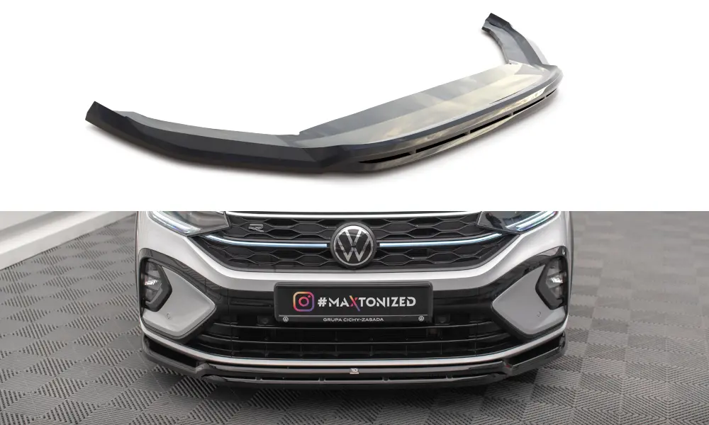 Frontspoiler VW Taigo R-Line 2021-> | Glossy Black Edition – bilde 2