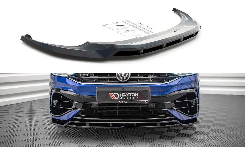 Frontspoiler VW Tiguan II R-line 2020 - 2024 | V.1 Glossy Black Edition – bilde 3