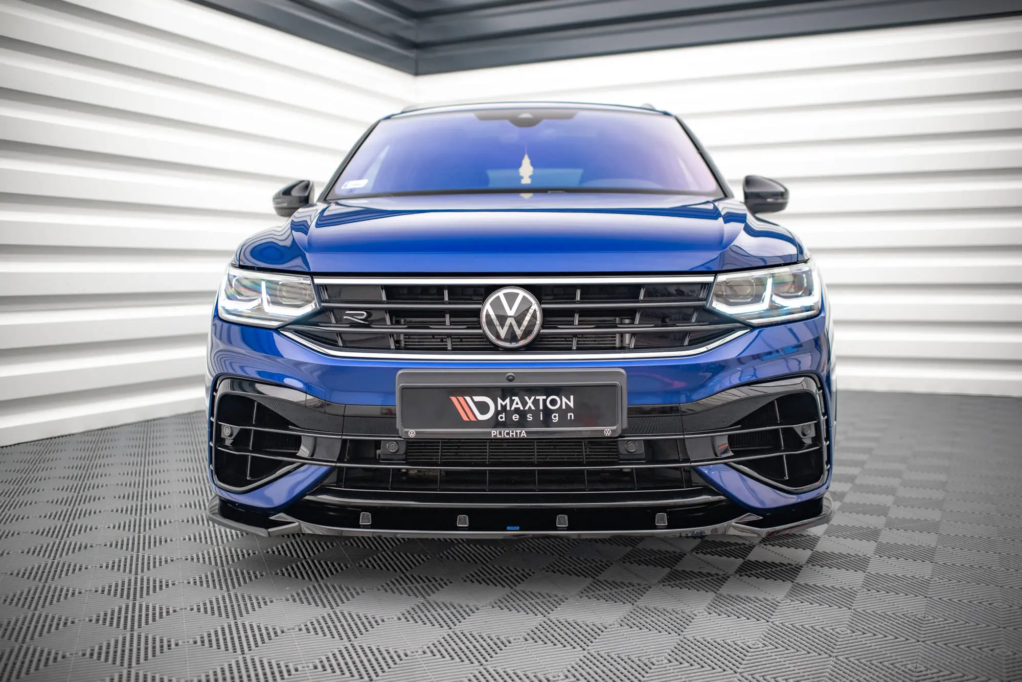 Frontspoiler VW Tiguan II R-Line 2020 - 2024 | V.3 Glossy Black Edition