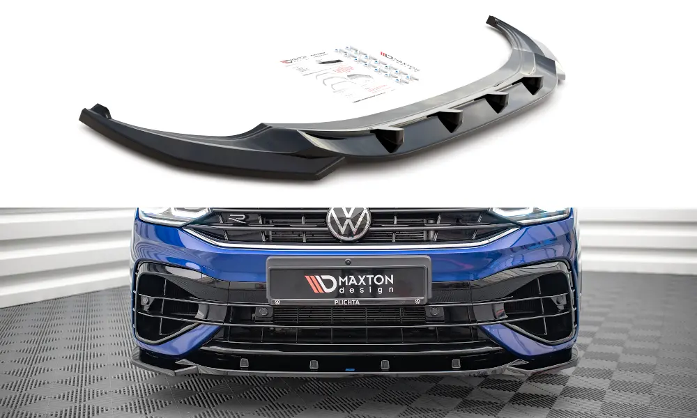 Frontspoiler VW Tiguan II R-Line 2020 - 2024 | V.3 Glossy Black Edition – bilde 2