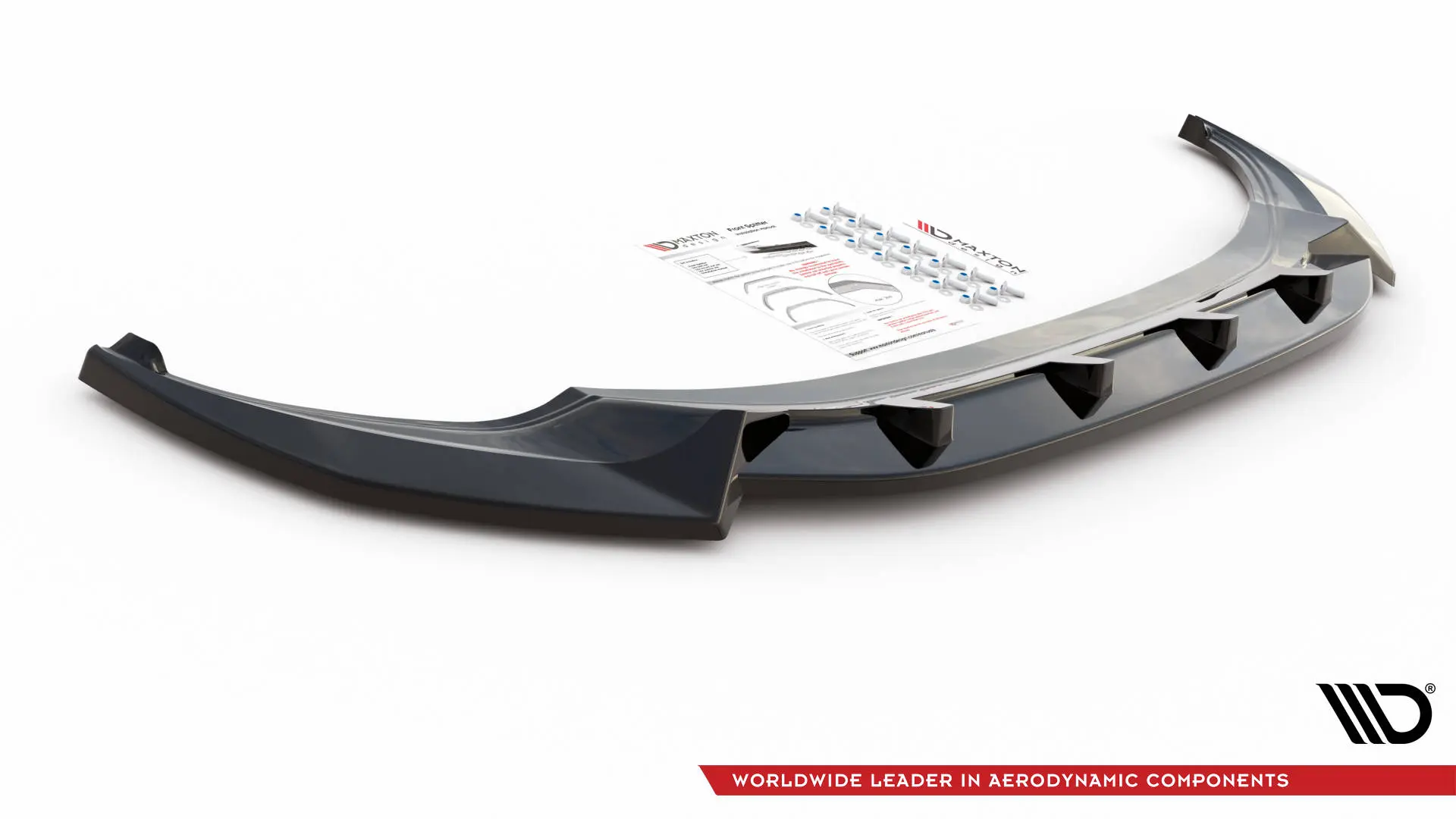 Frontspoiler VW Tiguan II R / R-Line Facelift 2020-> | V.2 Glossy Black Edition – bilde 4