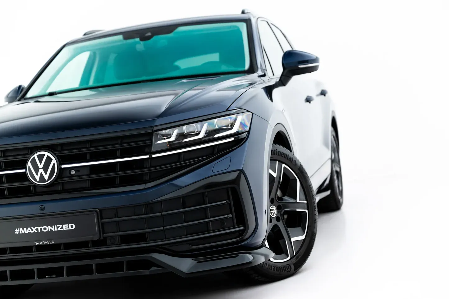 Frontspoiler VW Touareg Elegance III Facelift 2023 - 2026 | Glossy Black Edition – bilde 2