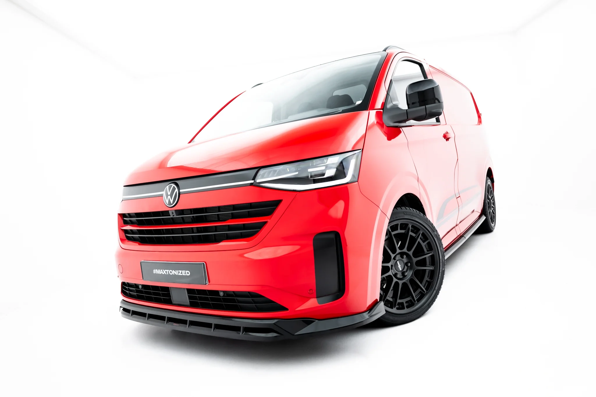Frontspoiler VW Transporter T7 2024 -> | Sport Glossy Black Edition V2