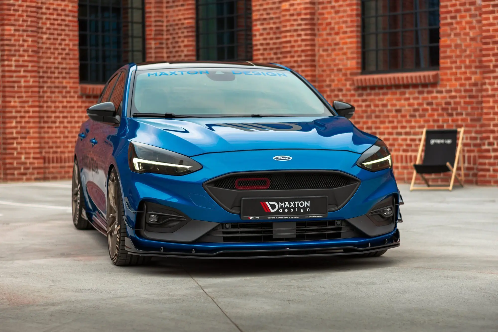 Frontspoilersett Ford Focus IV ST-Line 2019 | Glossy Black Edition