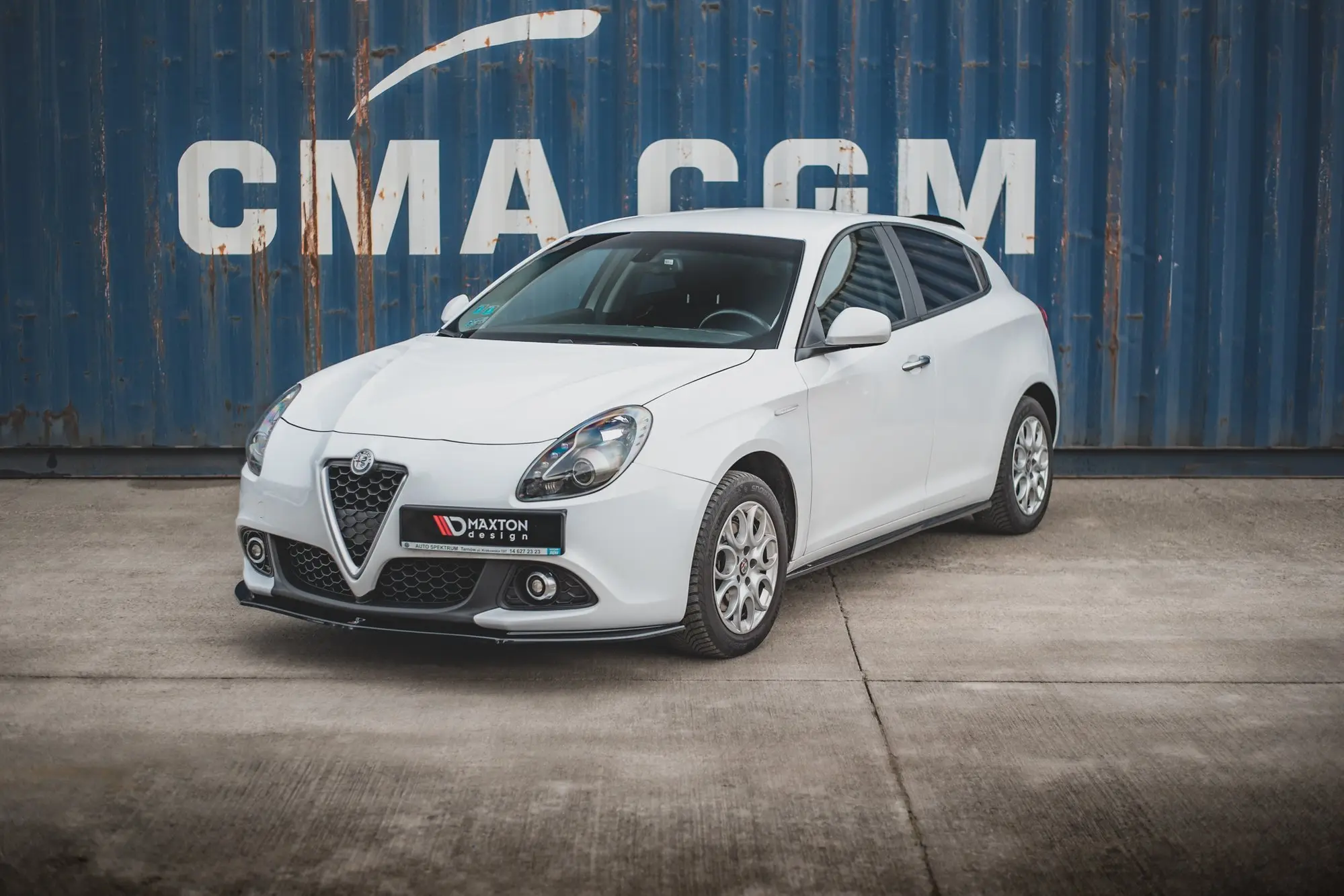 Frontspoilerv Alfa Romeo Giulietta 2010 - 2020 | V.2 Glossy Black Edition – bilde 2