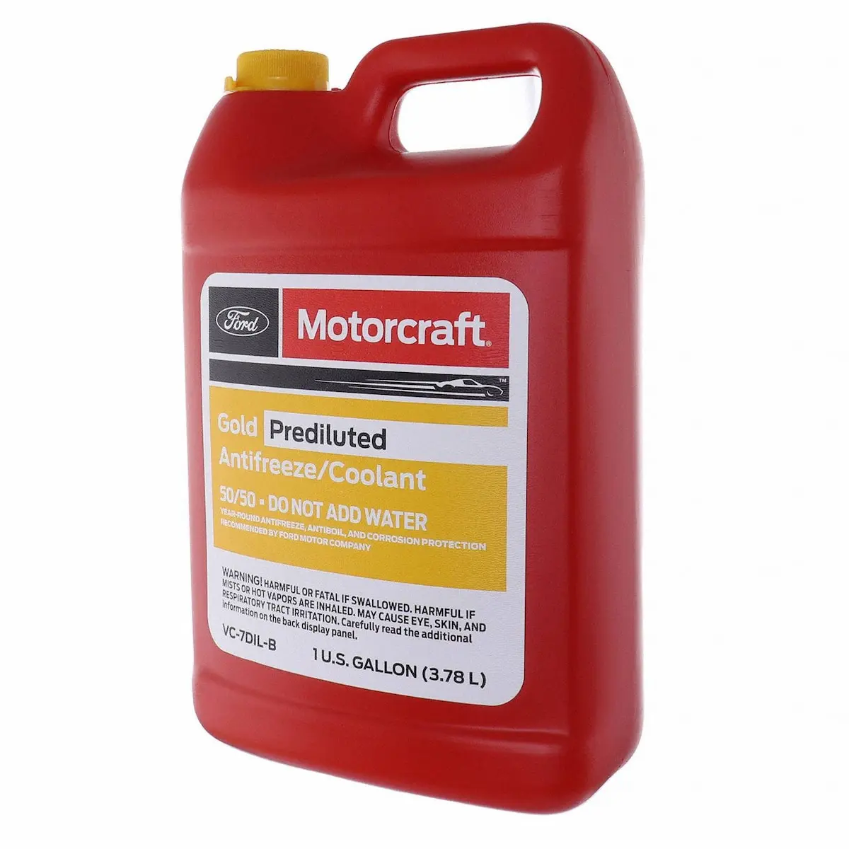 Motorcraft Yellow Pre-Diluted Antifreeze/Coolant 4 Gallons (4x1 Gallon Jugs) For Ford Lincoln Mercury