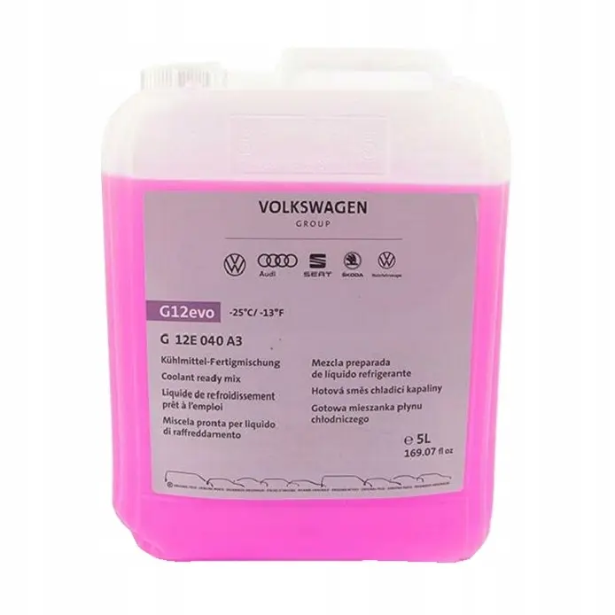 Frostvæske G12evo VW / Audi / Skoda / Seat -35°C - 5L Image 1