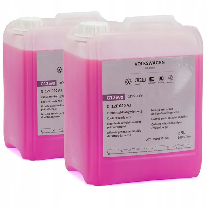 Frostvæske G12evo VW / Audi / Skoda / Seat -35°C - 5L Image 3